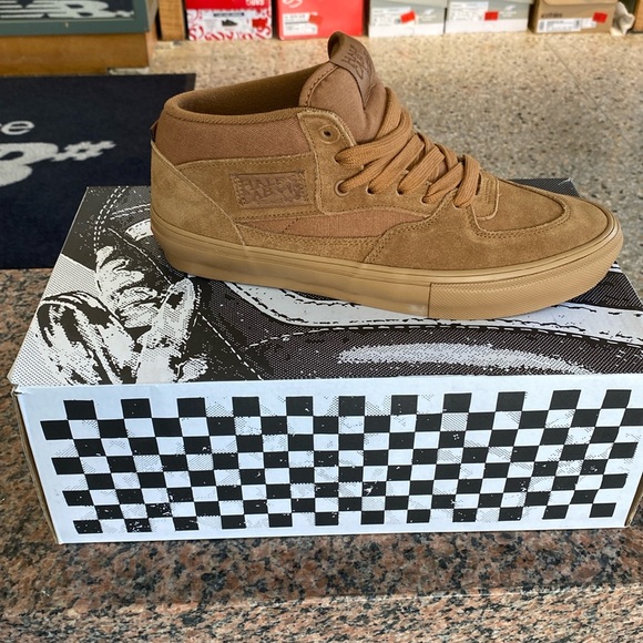 Vans- skate Half Cab / brown/gum - Picture 1 of 4